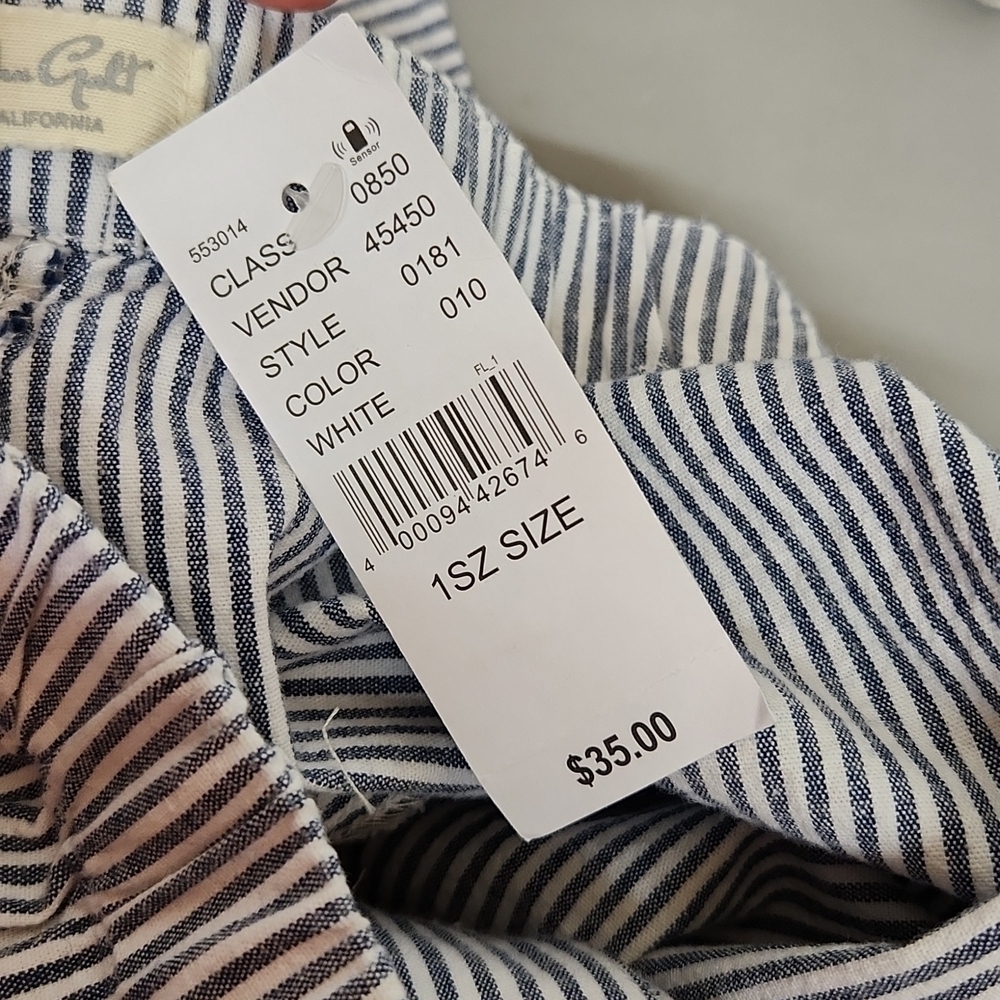 Pacsun John Galt pants NWT size 1 blue stripes - Picture 7 of 8